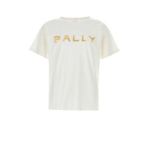 Bally Men White Cotton T-Shirt